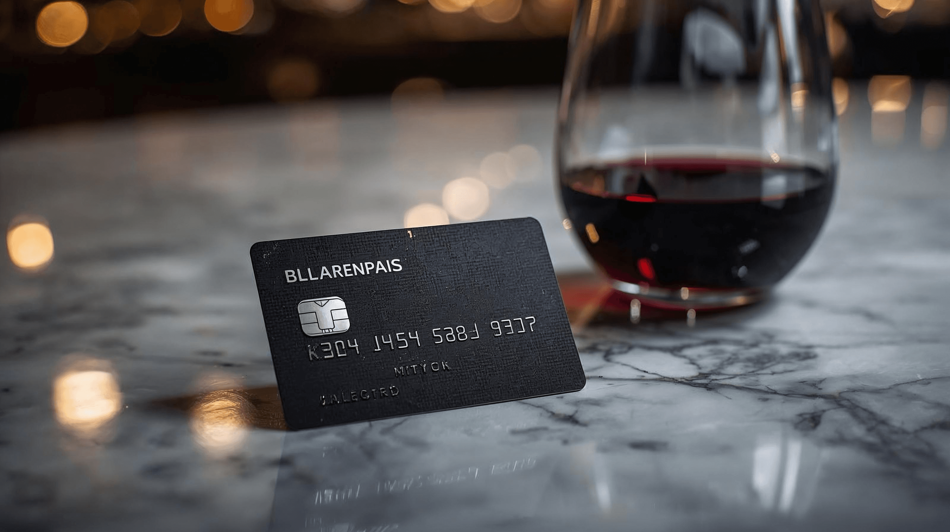 Premium metal credit card