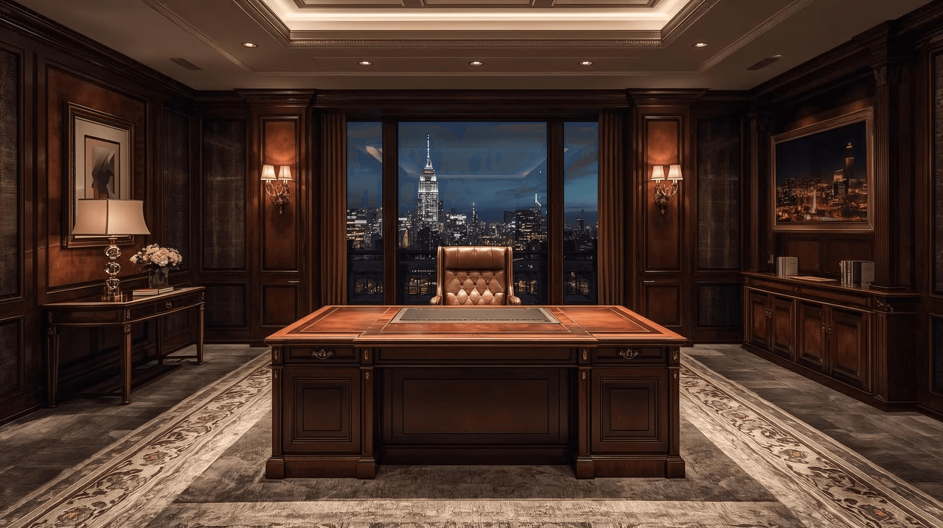 Private banker meeting with client